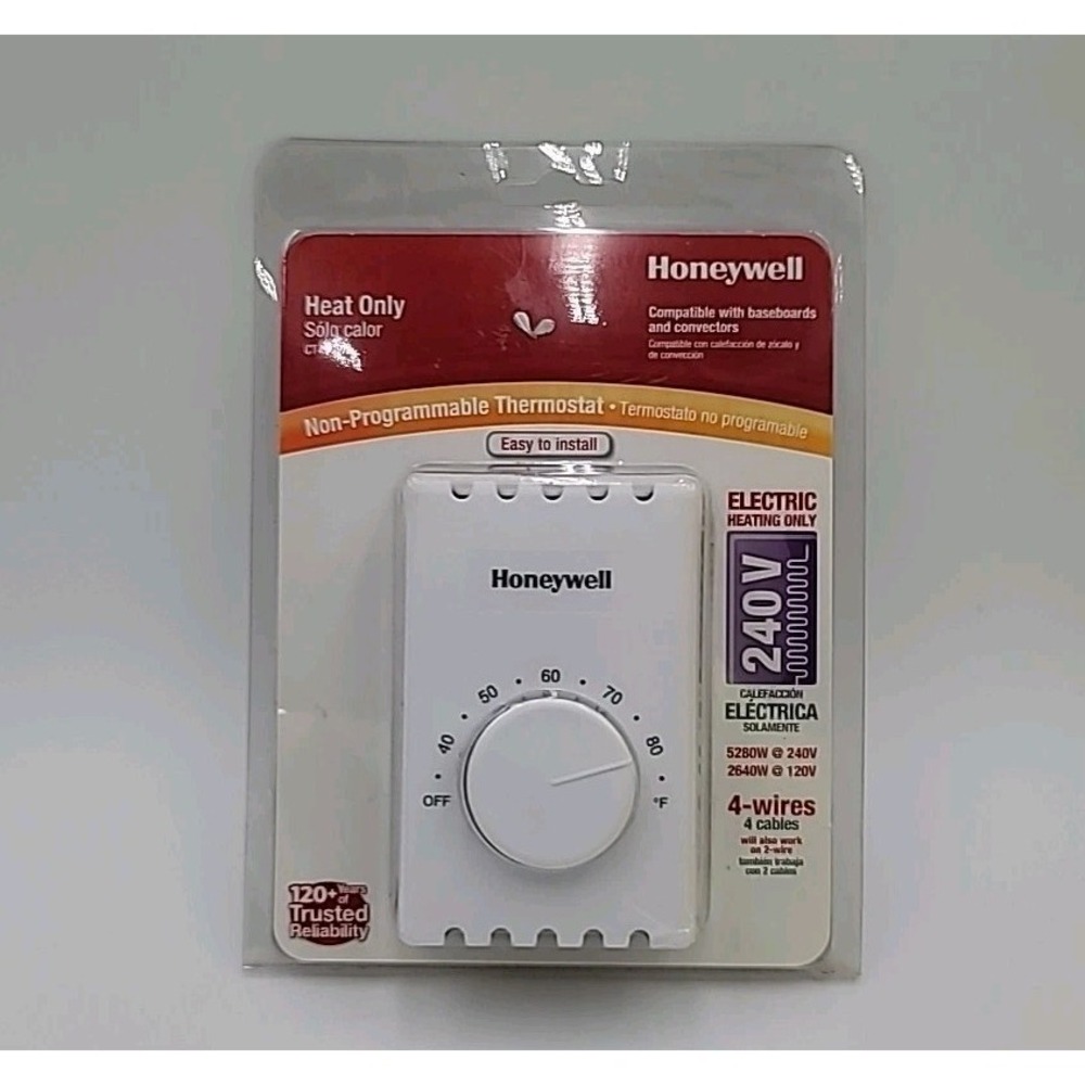 Honeywell Thermostat Home Non-Programmable Electric Heat Thermostat